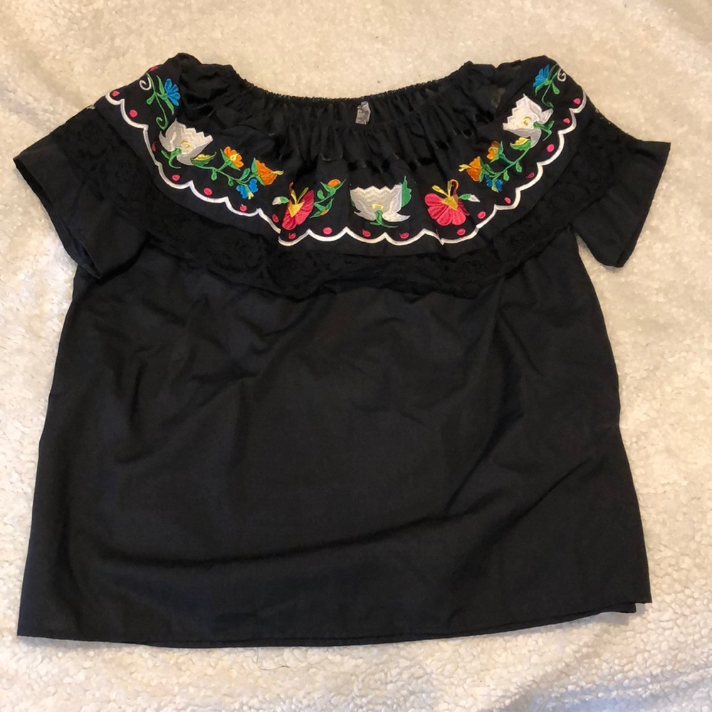 Embroidered Mexican Blouse
